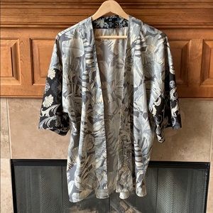 H&M tropical print kimono